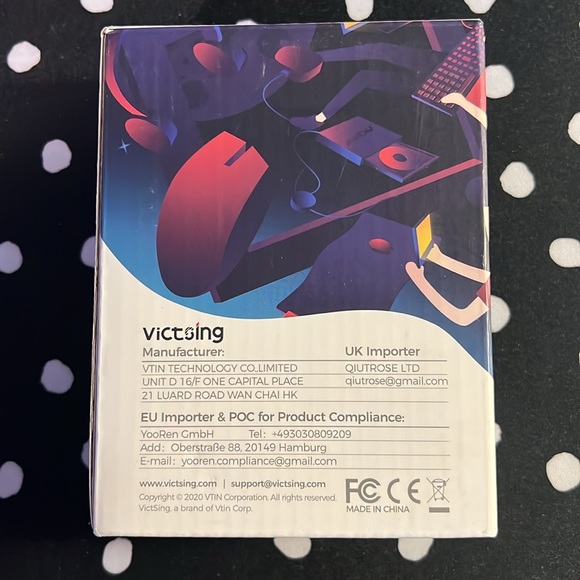 Victsing RGB Gaming Computer Mouse, Model: VTPC311A, Wired, Programmable, Black - Picture 5 of 10